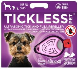 Tickless PET Pink ultrahangos kullancs és bolhariasztó kutyák és macskák számára