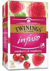 TWININGS Gyümölcstea 20x2g Twinings Infuso vörös áfonya-málna bodzavirággal (1MARED023U)