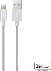 Ttec Кабел ttec MFi AlumiCable Lightning USB Charge/Data Cable - Сребрист