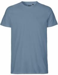 Neutral Tricou Fit din bumbac organic Fairtrade pentru bărbați - Dusty indigo | L (NE-O61001-1000278374)