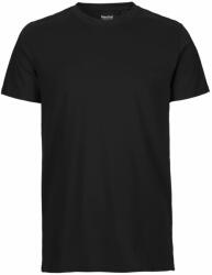 Neutral Tricou Fit din bumbac organic Fairtrade pentru bărbați - Neagră | 3XL (NE-O61001-1000133110)