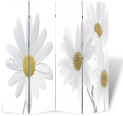 vidaXL Paravan de cameră pliabil, 160 x 170 cm, flori (240477)