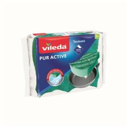 Vileda Mosogatószivacs, 2 db, VILEDA Pur Active (KHT214) - iroda24