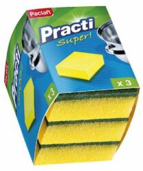 Paclan Practi mosogatószivacs dörzsivel 3 db - homeandwash