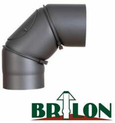 Brilon 180/90° állítható acél füstcső könyök (VTK180)