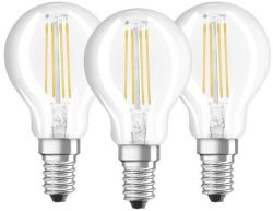 OSRAM Osram Base átlátszó üveg búra/4W/470lm/4000K/E14 LED kisgömb izzó 3 db