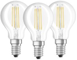 OSRAM Osram Base átlátszó üveg búra/4W/470lm/2700K/E14 LED kisgömb izzó 3 db