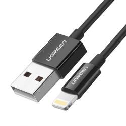 UGREEN Cablu de date Ugreen US155, USB - Lightning, 2m, Black (80823)