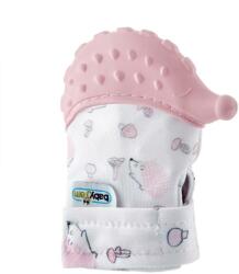 BabyJem Manusa bebelusi pentru dentitie Scratch Gloves-roz