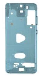 Samsung G980, G981 Galaxy S20, S20 5G lcd keret (középső keret) kék, OEM