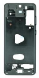 Samsung G980, G981 Galaxy S20, S20 5G lcd keret (középső keret) fekete, OEM
