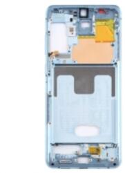 Samsung G985, G986 Galaxy S20+, S20 Plus, S20+ 5G lcd keret (középső keret) kék, OEM