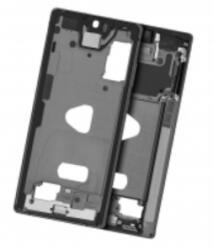 Samsung N980, N981 Galaxy Note 20, Note 20 5G lcd keret (középső keret) fekete, gyári