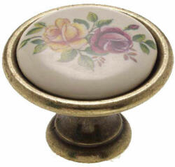Forest Fogantyú P07-01-01-04-D34 Antik bronz színes virág porcelán (10007550284)