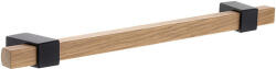 Demos Bútorfogantyú Beam 192mm Tölgy lakozott - Matt Fekete Tulip (dem-402330)