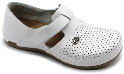  Leon Comfortstep 959 fehér női bőr cipő 36-41 (munkavédelmi)