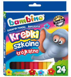 UNIPAP Bambino: Háromszögletű színesceruza készlet 24db (002076) - jatekshop