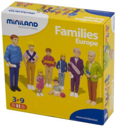Miniland Familie de europeni Miniland 8 figurine (ML27395) - drool