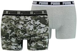 PUMA Férfi boxer nadrág Puma MEN CAMO BOXER 2P zöld 935037-03 - M