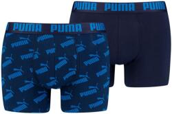 PUMA Férfi boxer nadrág Puma AOP BOXER (2 PCS) kék 935054-02 - S