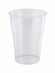  Műanyag pohár 3 dl víztiszta (KHMU023V)