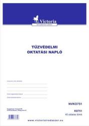 Pátria Tűzvédelmi oktatási napló 24 lapos füzet A4 álló (NVKO751D)