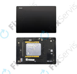 ASUS ZenPad 10 Z301M (P028) - LCD Kijelző + Érintőüveg + Keret (Gray - Silver) Genuine Service Pack