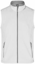 James & Nicholson (Daiber) Férfi softshell mellény JN1128 - Fehér / fehér | 2XL (1-JN1128-1745540)