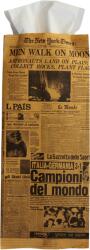 Horecano LUNI PAPER-Хартиен джоб за прибори със салфетка и декор "JOURNAL" 11x25cm (BP110) - 125бр (012475)
