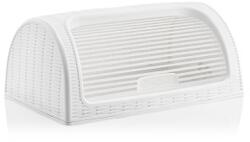 Horecano DUNYA-Кутия за хляб 41, 4x26, 9xh18, 1cm PVC РАТАН БЯЛА (05330) (0151568)
