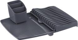 Horecano HOME-Стелаж за чинии от 3 части 40x30, 5xh11, 5cm АНТРАЦИТ (TRN- 199-04) (014830)