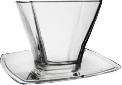 Vitrum VM-1314010/4565200 Купа квадрат STEPHANIE 130 410ml. с чинийка (0104172)