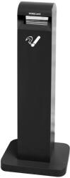 Horecano G-Стационарен пепелник 40x26xh104cm ЧЕРЕН (86022- 001) (0185140)