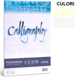 Hartie pentru caligrafie FAVINI Calligraphy Pergamena, A4, 90 g/mp, 50 coli/top
