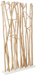 Bizzotto Paravan din lemn natur si alb Aili 100 cm x 18.5 cm x 180 h (0680478)