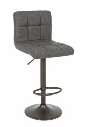 Bizzotto Set 2 scaune bar gri inchis Greyson 42x51x113 cm (0733297)