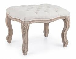 Bizzotto Set 2 tabureti crem Diva 53x42x38 cm (0743255)