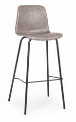 Bizzotto Set 2 scaune bar bej negru Kyra 39x44x103.5 cm (0734360)