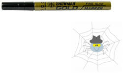 SNOWMAN Lakkmarker SNOWMAN FGP-12 3mm Fine arany - spidershop