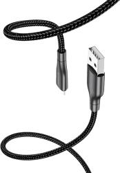 BOROFONE 100 cm-es textil bevonatú USB Type-C kábel, fekete (BX54TYPE-CB) (BX54TYPE-CB fekete)