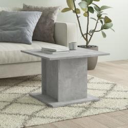 vidaXL Măsuță de cafea, gri beton, 55, 5x55, 5x40 cm, PAL (810320) Masa de cafea
