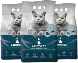 Aristocat Bentonite Plus Nisip pentru litiera pisicilor, din bentonita 15 L (3 x 5 L)