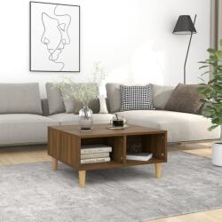 vidaXL Măsuță de cafea, stejar maro, 60x60x30 cm, PAL (813166) Masa de cafea