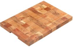vidaXL Placă de tocat, 50 x 34 x 3, 8 cm, lemn masiv de acacia (286572)