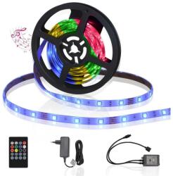 Aigostar Bandă LED RGB dimabilă de exterior Aigostar 3m LED/24W/12/230V IP65 + telecomandă (AI0219)