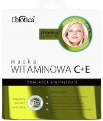 L'biotica Mască din țesătură pentru față Vitamina C + E - L'biotica Home Spa Vitamin Mask C + E 23 ml