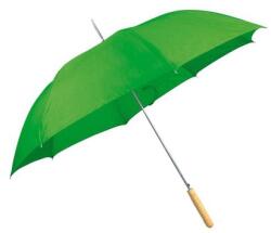  Esernyő favázas, automata, egyenes fa nyéllel, o 100 x 83 cm, zöld