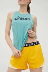 Under Armour edzős rövidnadrág Play Up 3.0 1344552. női, narancssárga, nyomott mintás, közepes derékmagasságú - narancssárga M