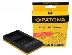 Patona Nikon EN-EL14 Patona dupla USB C fényképezőgép akkumulátor töltő (1966) (PATONA_DUPLA_USB_C_ENEL14)