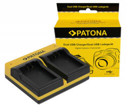 Patona Nikon EN-EL25 Patona dupla usb fényképezőgép akkumulátor töltő (191704) (PATONA_DUPLA_USB_ENEL25)